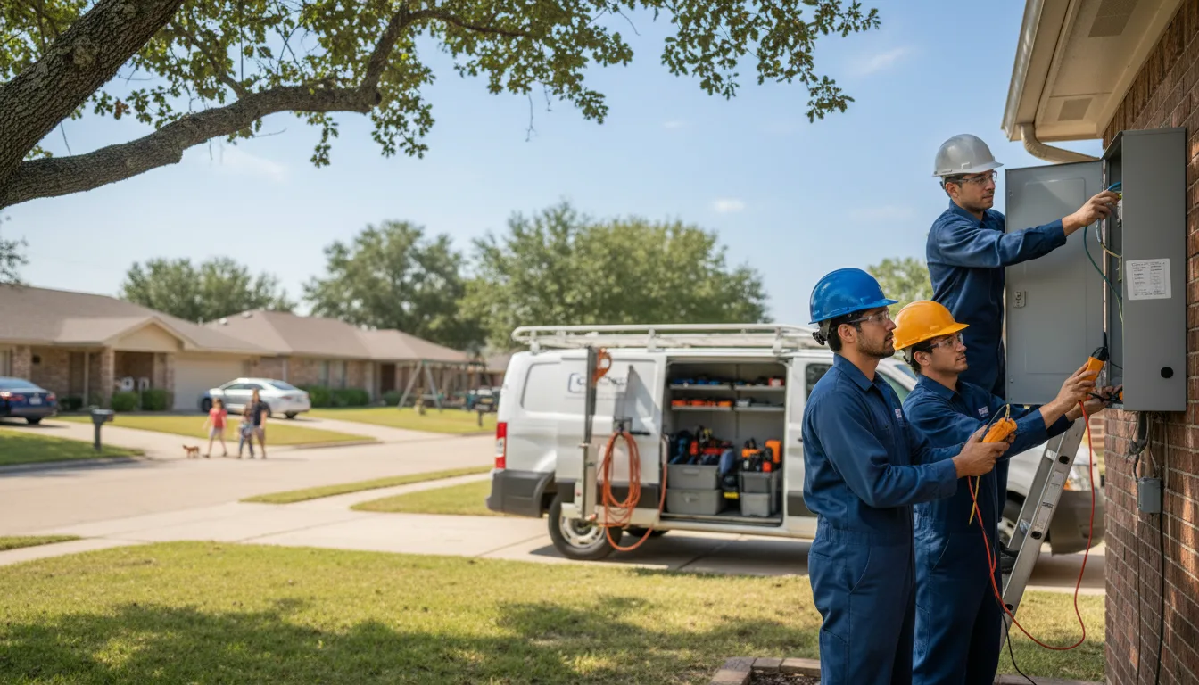 Certified electrician providing emergency electrical services in Harmony, RI